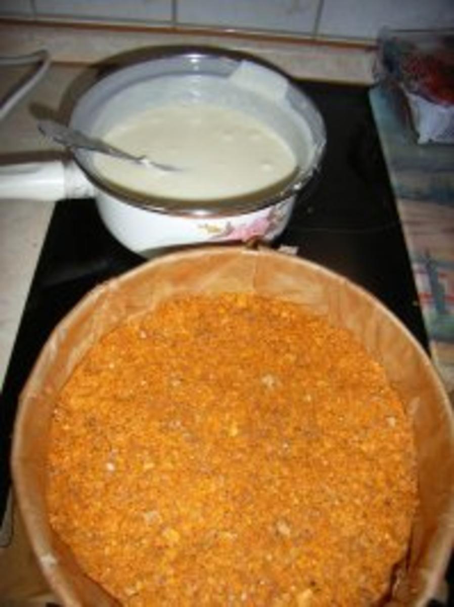 Kühlschranktorte "Joghurt-Orange-Cornflakesknäckebrot-Torte" - Rezept - Bild Nr. 5