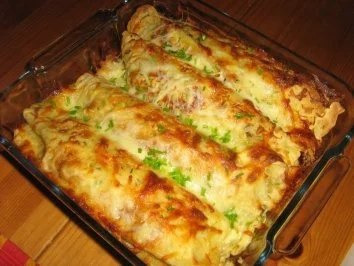 Pfannkuchen-Crêpes lecker gefüllt mit Bulgur und Wienerle - Rezept - Bild Nr. 7