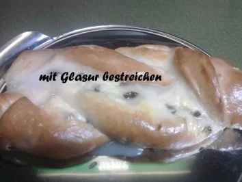 Hefe-Quark-Zopf mit Rosinen - Rezept - Bild Nr. 11