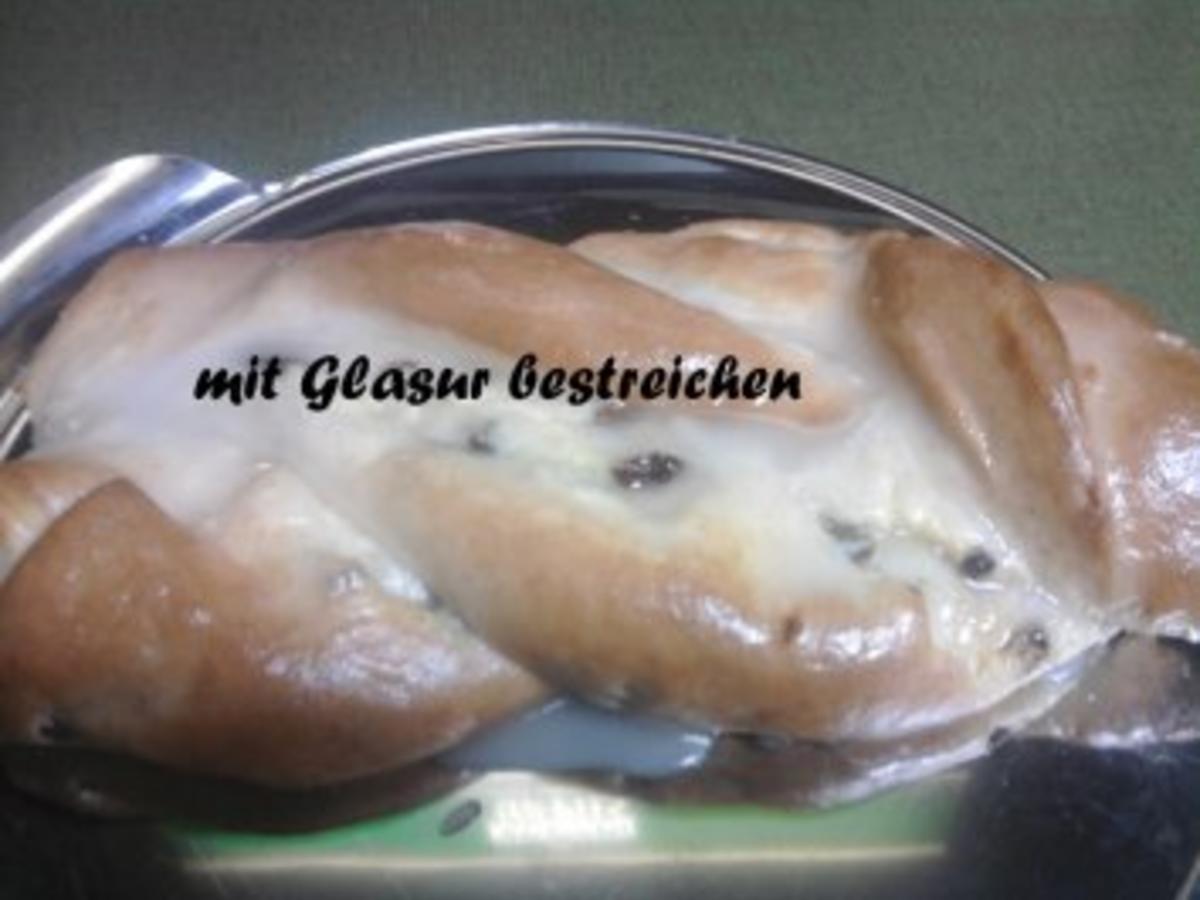 Hefe Quark Zopf mit Rosinen - einfach - von sumueki