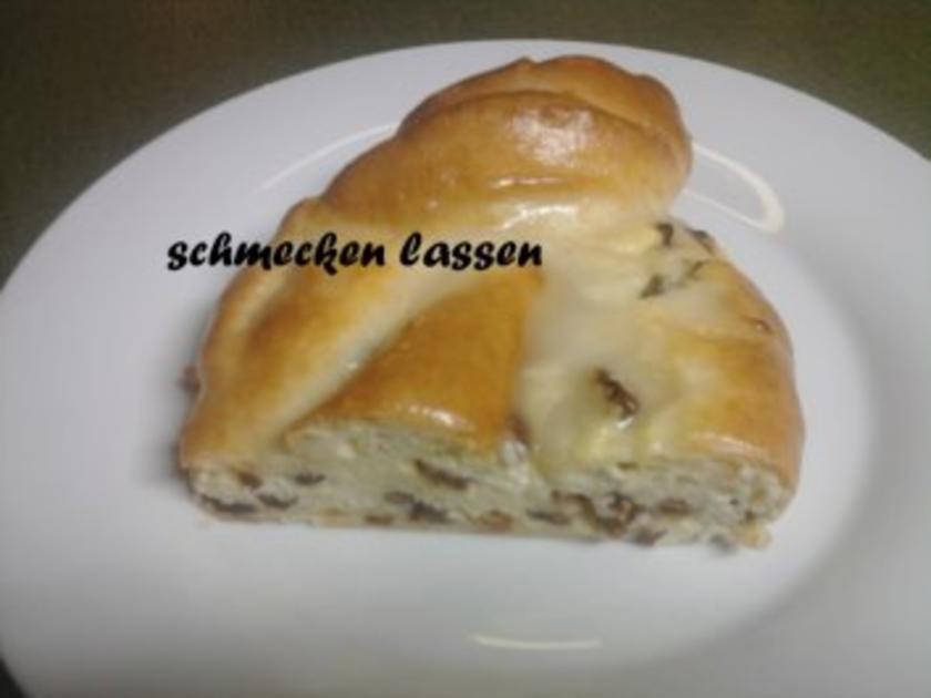 Hefe Quark Zopf mit Rosinen - einfach - von sumueki