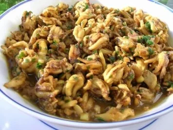 Chipirons al ajo y perejil - Rezept