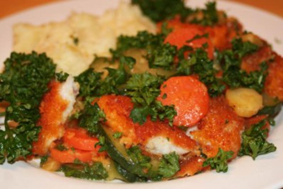 Fischstäbchenpfanne - Rezept - Bild Nr. 2