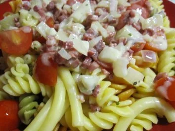 Spaghetti mit Käse - Schinken - Sauce - Rezept - Bild Nr. 5
