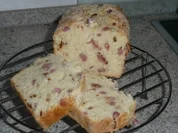 Brot: Weizenbrot ohne Hefe mit Röstzwiebeln und Schinkenspeck - Rezept