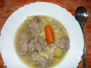 Perlgraupeneintopf mit Geflügelmägen - Rezept