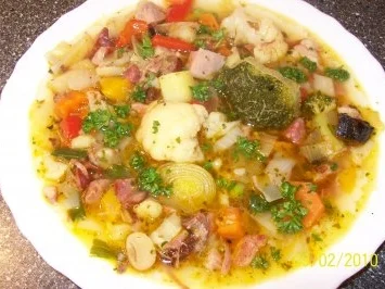 Eintopf - deftige Wintersuppe - Rezept