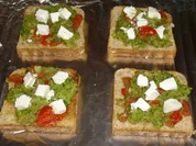 überbackener Gemüsetoast - Rezept