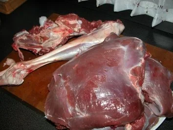 Rezept: Hirschkalbkeule Bild Nr. 3 Hirschkalbkeule - Rezept - Bild Nr. 3