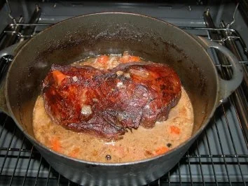 Rezept: Hirschkalbkeule Bild Nr. 9 Hirschkalbkeule - Rezept - Bild Nr. 9