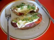 Rezept: überbackenes Brie-Brot überbackenes Brie-Brot - Rezept