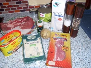 Schweinemedaillons in Gorgonzolasoße - Rezept
