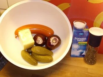 Schweizer- Käse- Wurstsalat... - Rezept