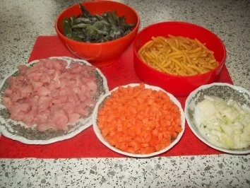 Pute mit Currysoße und Makkaroni - Rezept - Bild Nr. 2