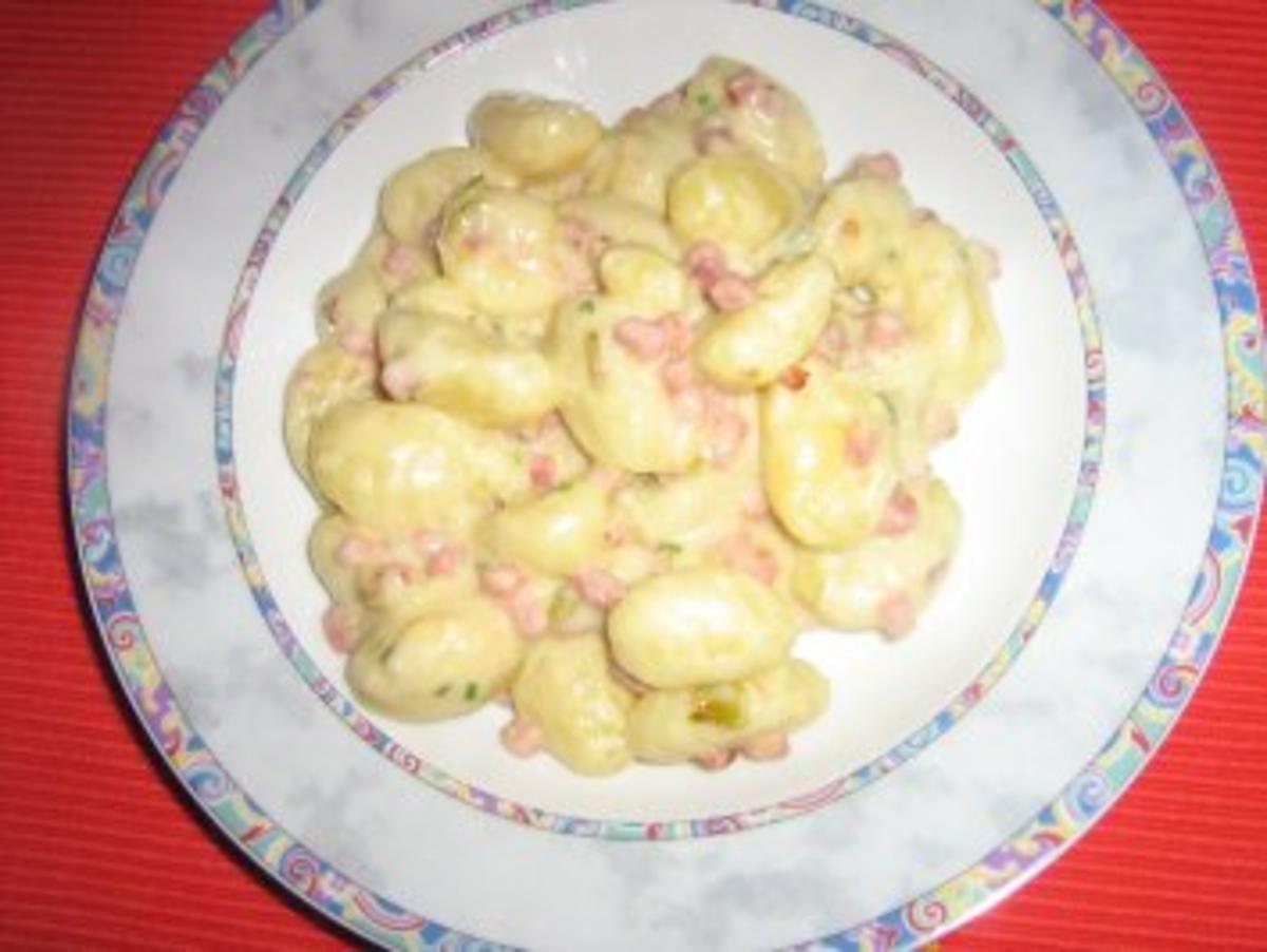 Gnocchi mit Käse-Sahne Soße - Rezept - Bild Nr. 6