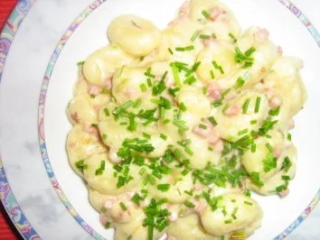 Gnocchi mit Käse-Sahne Soße - Rezept - Bild Nr. 7