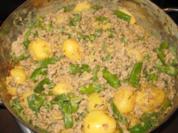 Fleisch - Bohnen-Kartoffel-Hack-Pfanne - Rezept