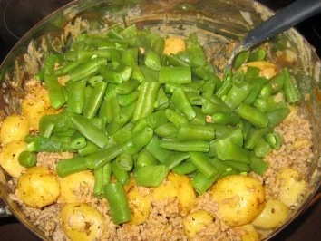 Fleisch - Bohnen-Kartoffel-Hack-Pfanne - Rezept - Bild Nr. 6