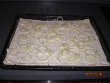 Flammkuchen mit Gorgonzola - Rezept - Bild Nr. 6