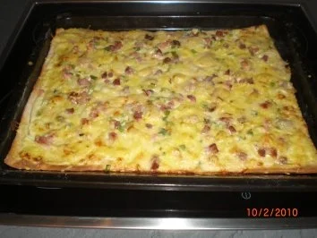 Flammkuchen mit Gorgonzola - Rezept - Bild Nr. 10