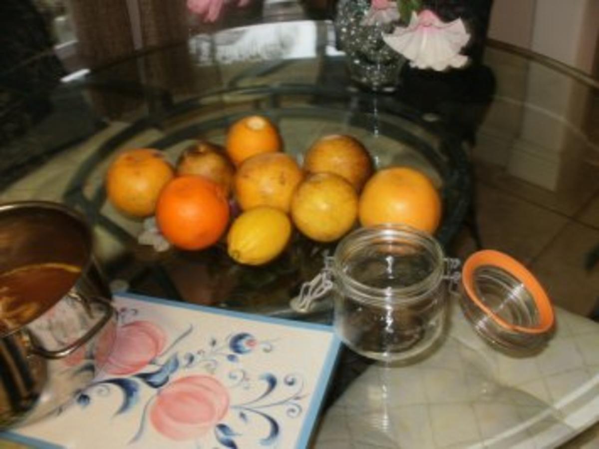 Marmalade- 3 Fruechte Marmalade von Zitrus - Ich habe immer zuviele Orangen, Zitronen und Grapefruit - Rezept - Bild Nr. 3