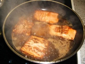 Lachs mit Orangensoße - Rezept - Bild Nr. 6