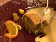 Mohn-Mango-Strudel mit Orangensabayon - Rezept