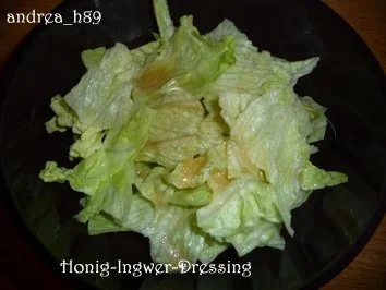 Rezept: Honig-Ingwer-Salatdressing Bild Nr. 2 Honig-Ingwer-Salatdressing - Rezept - Bild Nr. 2