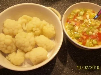 Blumenkohlsalat mit Pinienkernen - Rezept - Bild Nr. 5