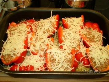Paprika gefüllt und überbacken - Rezept - Bild Nr. 2