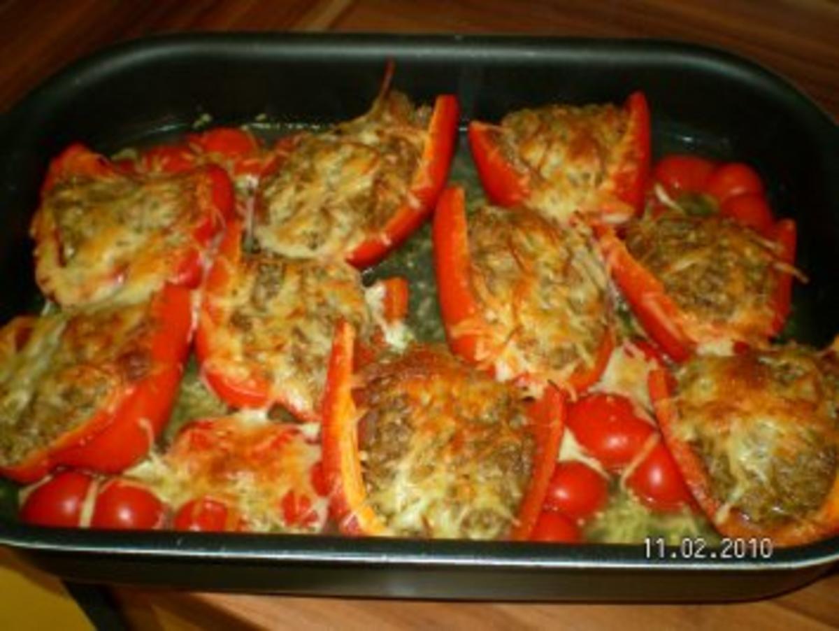 Paprika gefüllt und überbacken - Rezept - Bild Nr. 3