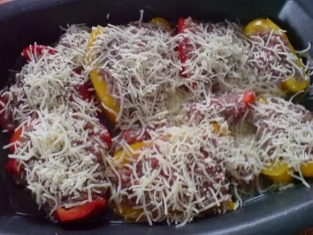 Paprika gefüllt und überbacken - Rezept - Bild Nr. 7