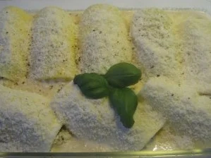 Hähnchenfilet mit Provolone-piccante Käsehaube - Rezept - Bild Nr. 3