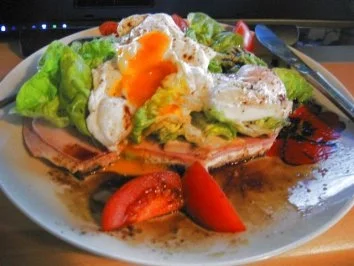 Strammer Max mit verlorenen Eiern  ;-) - Rezept