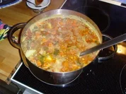 Linsentopf mit Paprikawurst.. - Rezept