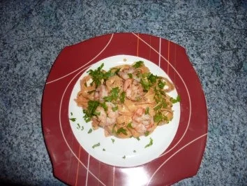 Nudeln mit Pesto und Garnelen - Rezept - Bild Nr. 4