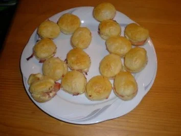 Blätterteig mit Lachs und Schinken - Rezept