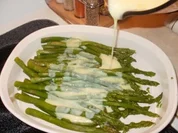 Spargel mit Zitronensosse - Ich mache das immer mit Steak oder BBQ - Fettarm und Salzarm - Gesund - Rezept