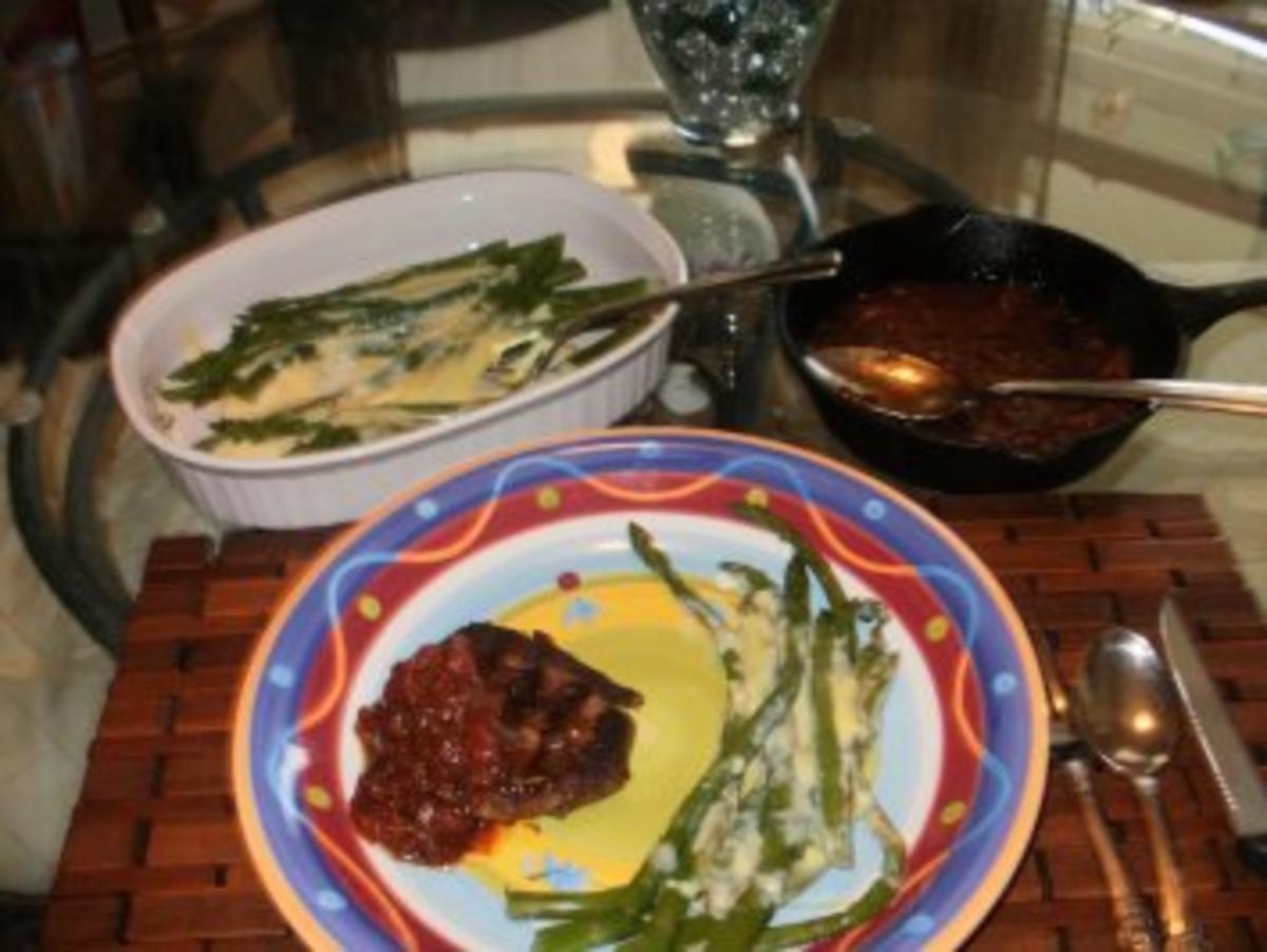 Steak mit Warm Tomaten Salsa  - einfach fettarm und gesund - Rezept - Bild Nr. 3