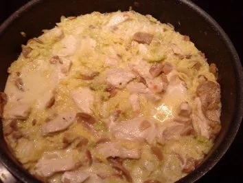 Wirsing mit Hähnchen und Salzkartoffeln - Rezept - Bild Nr. 8