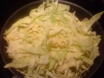 Wirsing mit Hähnchen und Salzkartoffeln - Rezept - Bild Nr. 5