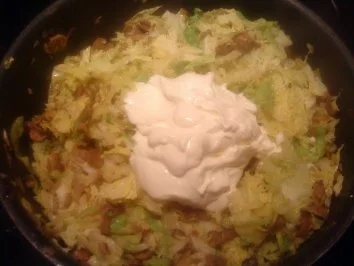 Wirsing mit Hähnchen und Salzkartoffeln - Rezept - Bild Nr. 7