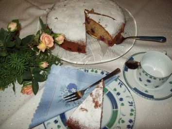 Rührkuchen mit Kirschen - Rezept