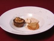 Mini Peach Cobbler, Butter Pecan Ice Cream und Sweet Potato Pie (Florian Simbeck) - Rezept