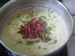 Feine Kartoffelcremesuppe mit Schinken - Rezept - Bild Nr. 2
