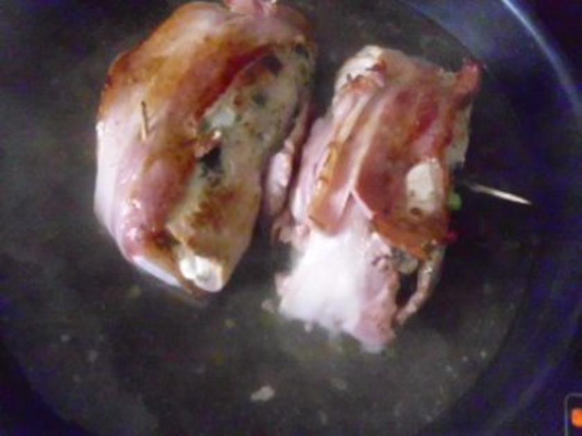 Schweine Röllchen mit Schafskäsefüllung - einfach - von gabi-63
