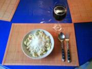 Nudeln: Tortellini Tricolore mit Carbonara - Rezept