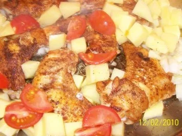 Rezept: Geschmorte Hähnchenflügel Bild Nr. 4 Geschmorte Hähnchenflügel - Rezept - Bild Nr. 4