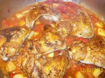 Rezept: Geschmorte Hähnchenflügel Geschmorte Hähnchenflügel - Rezept