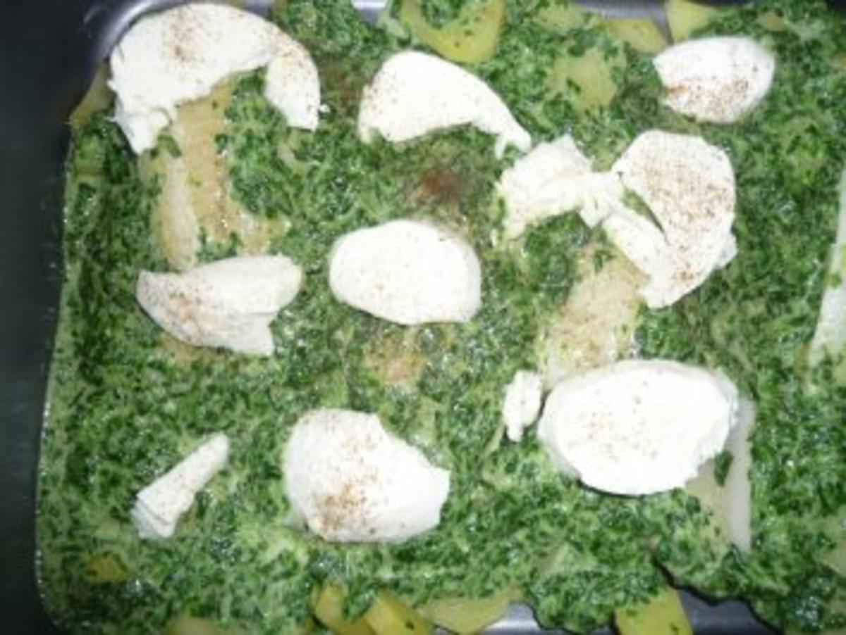 Limandafilet in Spinat auf Kartoffeln - Rezept - Bild Nr. 2